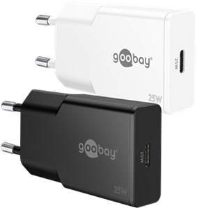 USB-C™ PD GaN Schnellladegerät Slim (25 W) weiß USB-C™ PD GaN Schnellladegerät Slim (25 W) weiß