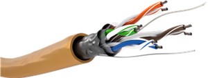 CAT 5e Netzwerkkabel, F/UTP, 100 m, orange CAT 5e Netzwerkkabel, F/UTP, 100 m, orange