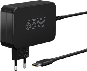 USB-C™-Ladegerät für Laptops (65 W) schwarz USB-C™-Ladegerät für Laptops (65 W) schwarz