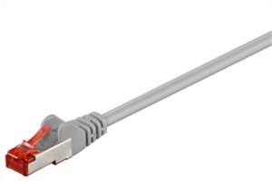 CAT 6 Patchkabel, S/FTP (PiMF), grau CAT 6 Patchkabel, S/FTP (PiMF), grau