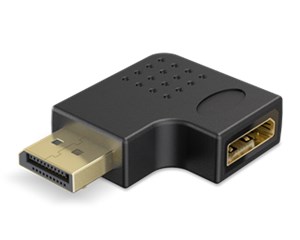 DisplayPort™-Winkeladapter 90° nach rechts DisplayPort™-Winkeladapter 90° nach rechts