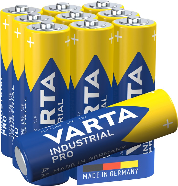 Varta Industrial Alkaline AA Batteries 1.5V