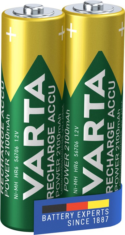 Varta Accu 3000mAh C Rechargeable Batteries (2 Pack)