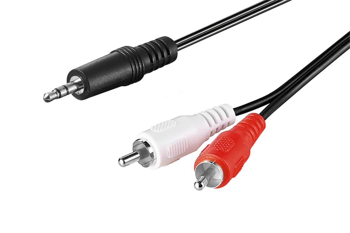 Audio Cable AUX Adapter, 3.5 mm Male to Stereo RCA Male, CU, Electronic  accessories wholesaler with top brands