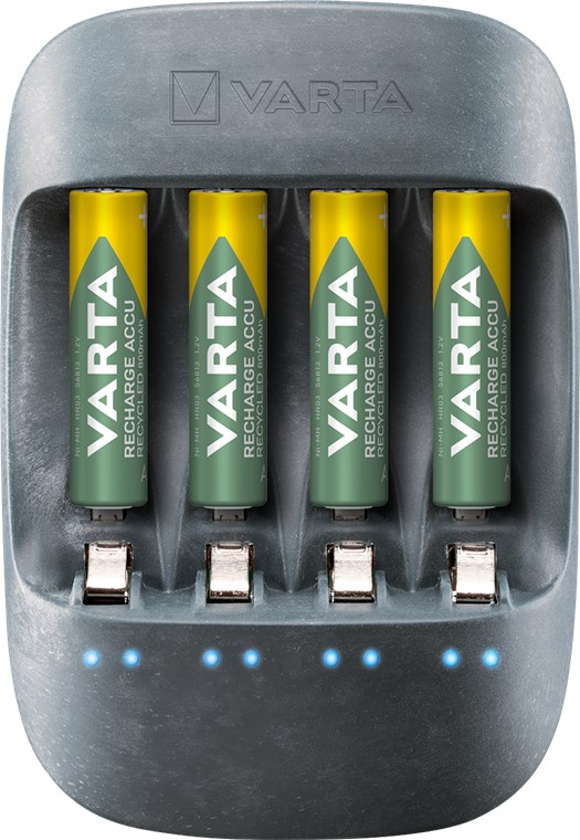 VARTA LCD Charger for AA / AAA rechargeable batteries, incl. 12V adap