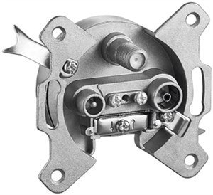 3-Hole Aerial Through Socket