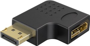 DisplayPort™-Winkeladapter 90° nach rechts DisplayPort™-Winkeladapter 90° nach rechts