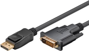 Câble Adaptateur DisplayPort™/DVI-D Doré