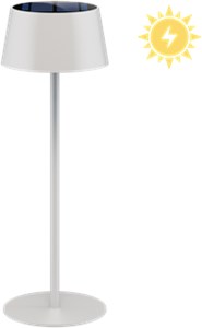 Lampe de Table à LED sans Fil Solaire, blanc