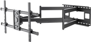 Support Mural pour TV Wide Range Pro FULLMOTION (XL), noir