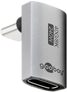 USB-C™-Adapter vertikal 90° lang, USB4™