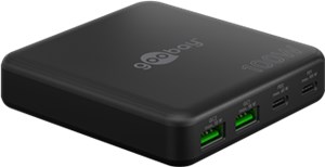 Chargeur de Table Multiport USB-C™ PD GaN (100 W) noir