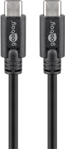 Kabel USB-C™, USB 3.2, 60 W, 5 Gbit/s, Power Delivery, 2 m
