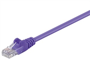 CAT 5e Câble Patch, U/UTP, violet, 0,5 m