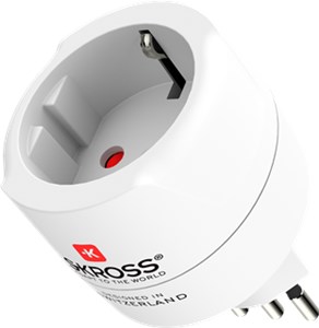 Reiseadapter Europe to Switzerland, Italy and Brazil