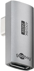 USB-C™-Adapter vertikal 90° rotiert, USB4™