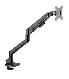 Single Monitor Mount with Gas Spring, black