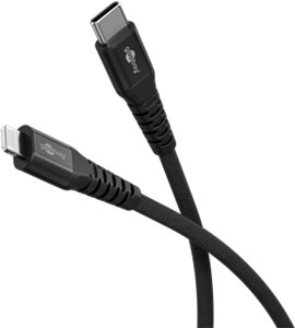 Kabel tekstylny Lightning USB-C™ z metalowymi złączami, 0,5 m