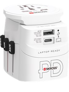 Reiseadapter PRO Light USB AC45PD