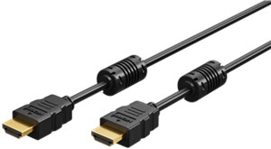 High Speed HDMI™ Cable with Ethernet, Ferrites