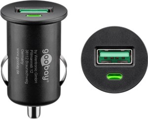 Dual-USB Car Charger (12 W)  Electronic accessories wholesaler