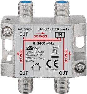 SAT-Verteiler, 3-fach