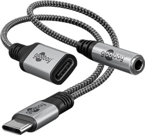 Adapter USB-C™ auf USB-C™ und Klinke, 3,5 mm AUX